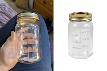 El frasco de vidrio de Dollar Tree, llamado Clear Glass Canning Jars with Lid, ofrece una amplia gama de usos y tiene un precio de US$1.25 (Foto Dollar Tree)