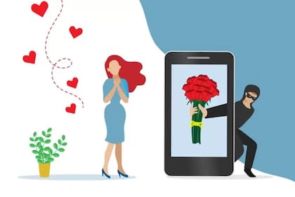 El fraude romántico por lo general ocurre en internet a través de un sitio web o aplicación de citas, o una plataforma de redes sociales