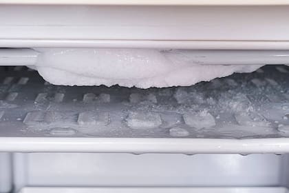 El freezer suele acumular hielo con el paso del tiempo