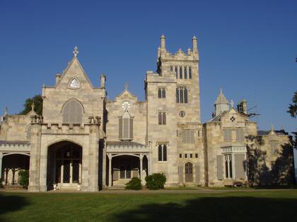 El frente de Lyndhurst Tarrytown en NY