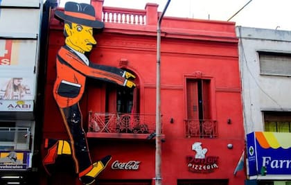 El frente del local donde la pizzería está desde fines de los '50