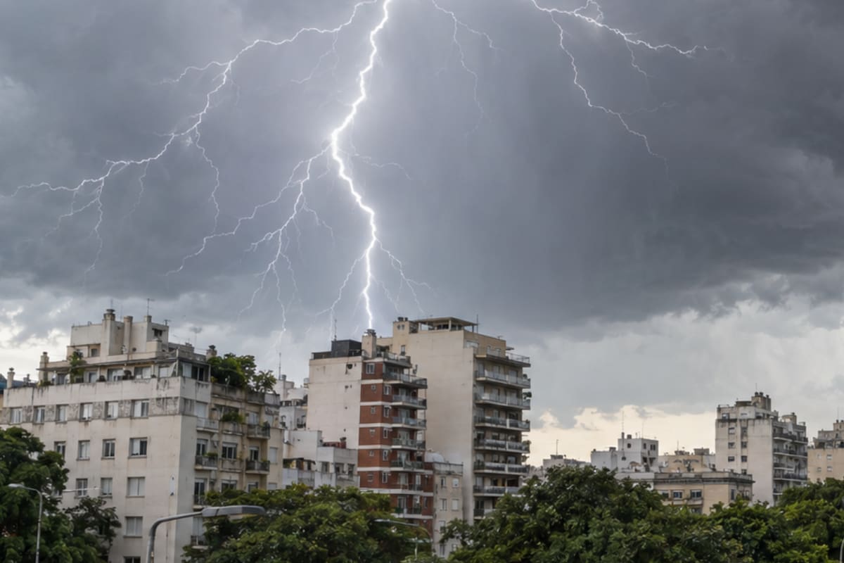 El frente frío se desplazará hacia el océano