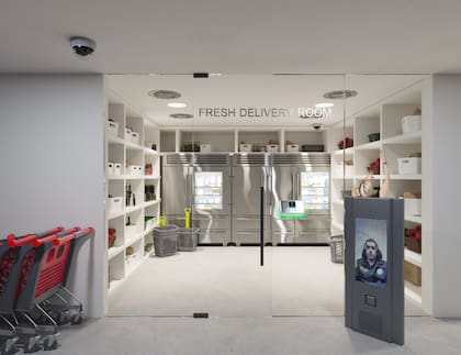El fresh delivery room en Alto Asamblea es una solución para almacenar los productos que llegan del supermercado sin necesidad de esperar el que llegue el envío