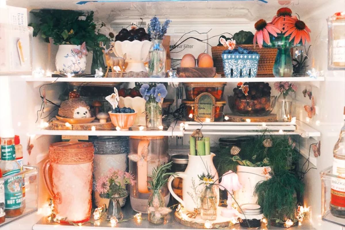 El “fridgescaping”, consiste en decorar el contenido del refrigerador y convierte la organización interna en una verdadera obra de arte (Imagen de cortesía de LYNZI JUDISH)