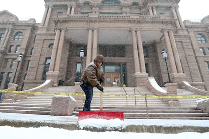 El frío llegó incluso a Fort Worth, en Texas