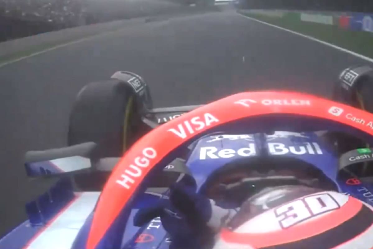 El "fuck you" de Liam Lawson a Sergio "Checo" Pérez tras un encontronazo que ambos pilotos mantuvieron en la vuelta 18 del GP de México