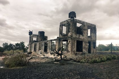 El fuego consumió la casa