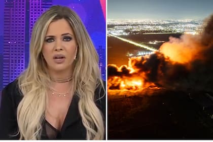 El fuego destruyó la fábrica del marido de Maglietti