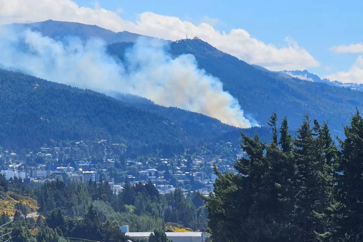 El fuego se registró en el barrio Melipal