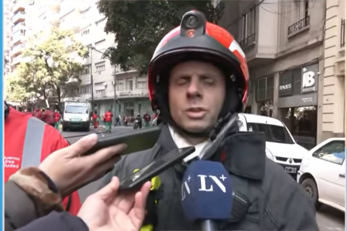 El fuego ya esta dominado, según contó el Jefe de Bomberos