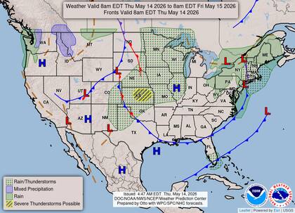 El fuerte calentamiento diurno en el oeste de Texas y los Panhandles crea un entorno favorable para tormentas de base alta con ráfagas descendentes peligrosas