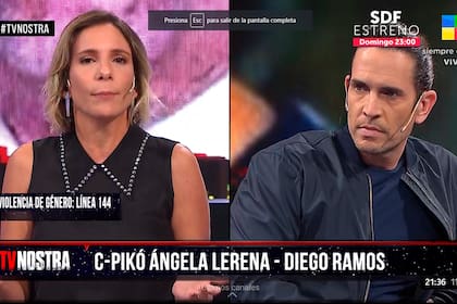 El fuerte cruce entre Ángela Lerena y Diego Ramos en TV Nostra