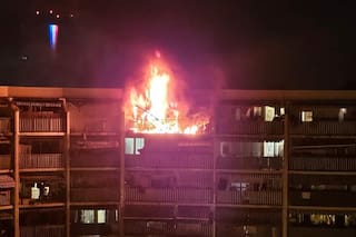 Siete personas murieron en el incendio de un departamento y se investiga si fue intencional