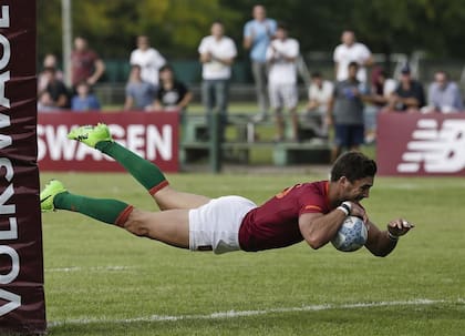 El fullback Palleiro, de cabeza al primer try de Newman