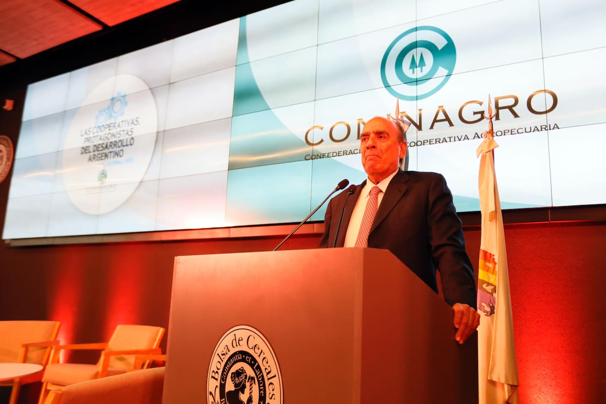 El funcionario habló durante la 8ª edición del Congreso Internacional de Coninagro, que se realiza en la Bolsa de Cereales de Buenos Aires