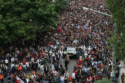 El funeral de Evita en 1952