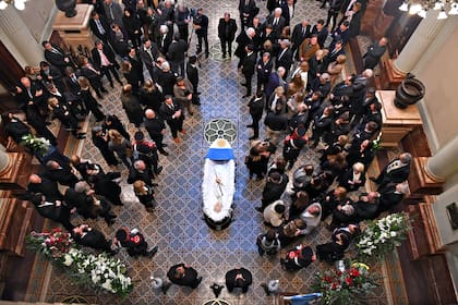 El funeral de Fernando de la Rúa