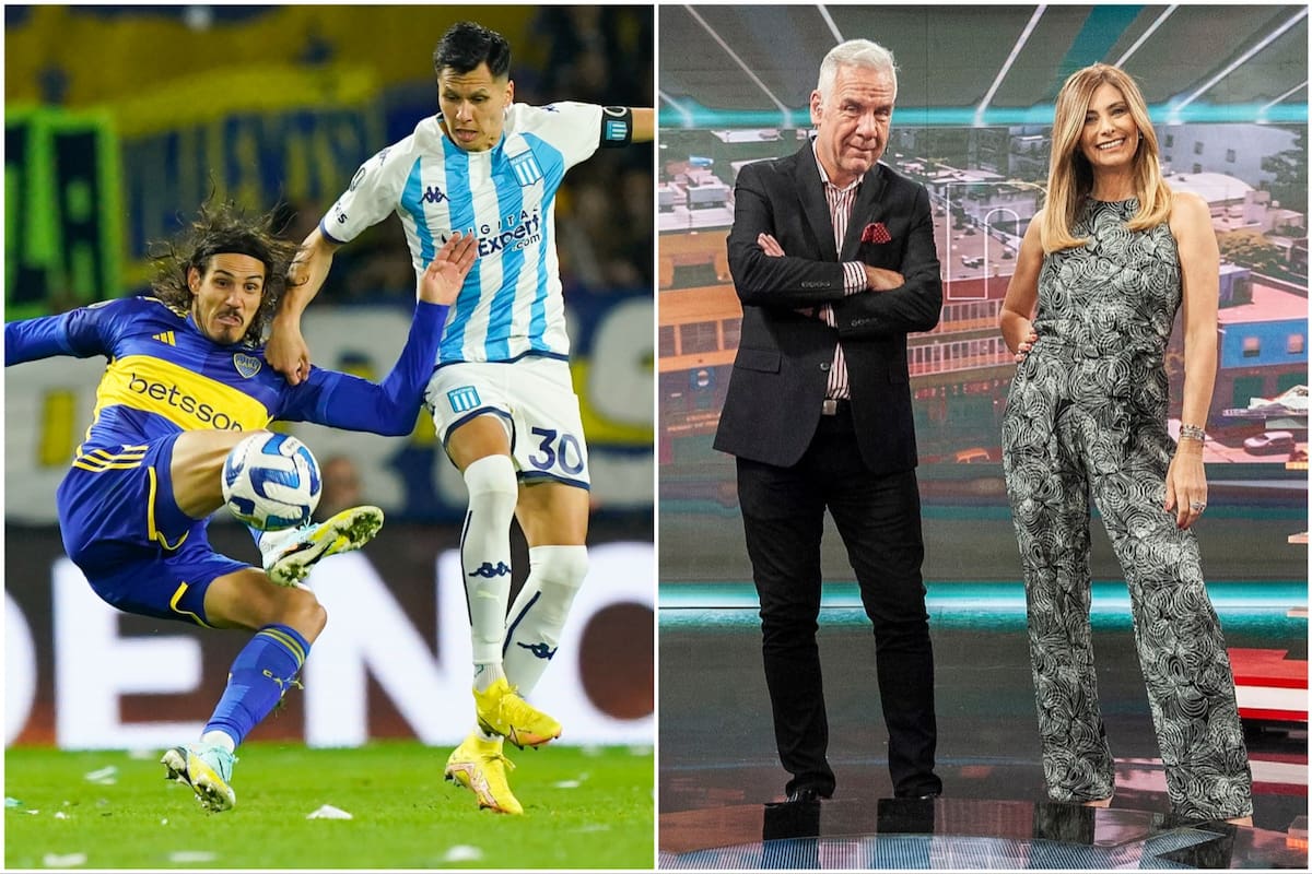 El fútbol volvió a la TV abierta de la mano de Boca Juniors y Racing Club, que se enfrentaron por la Libertadores