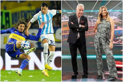 El fútbol volvió a la TV abierta de la mano de Boca Juniors y Racing Club, que se enfrentaron por la Libertadores