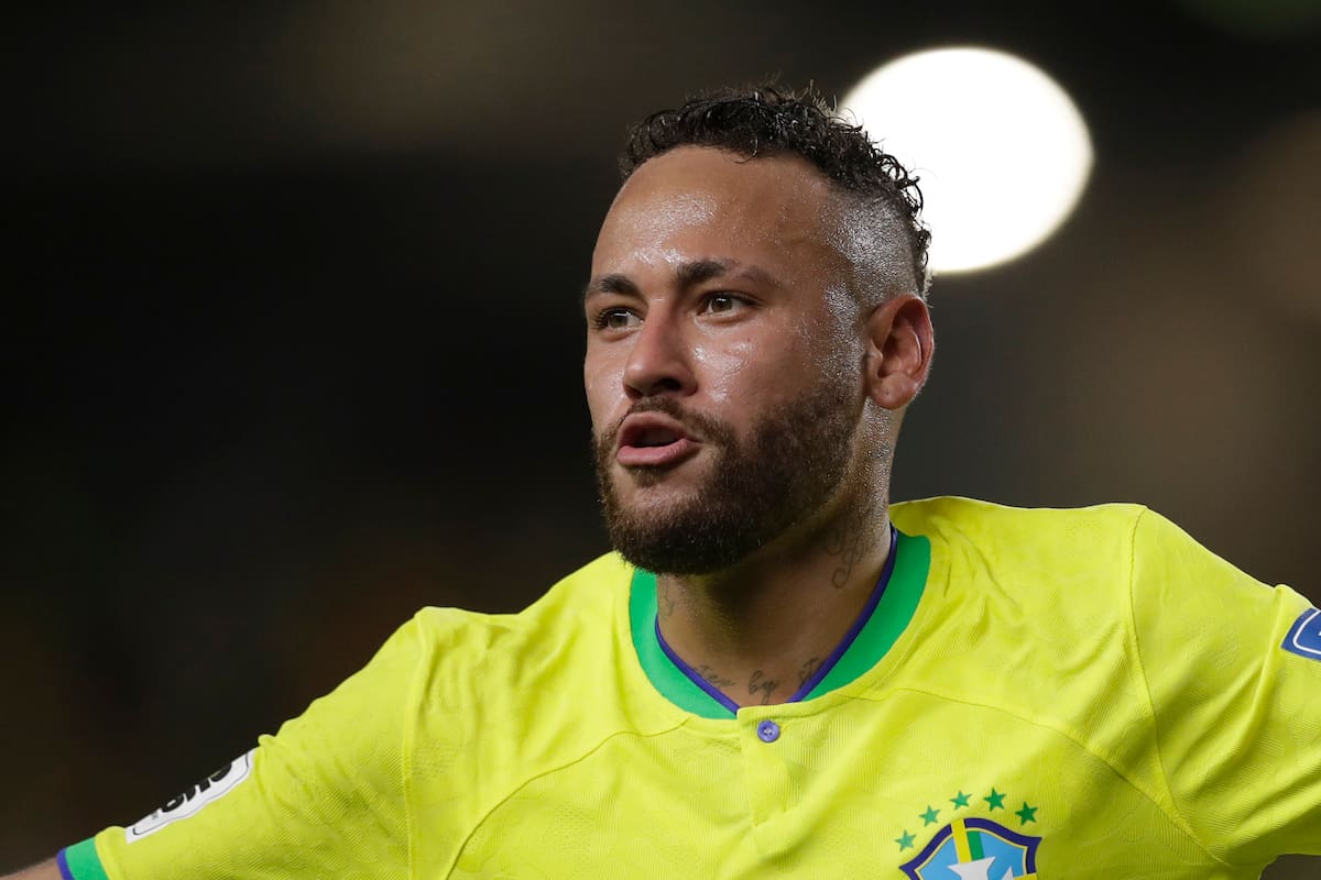 El futbolista brasileño se convirtió en el foco de atención debido a una serie de mensajes con la modelo brasileña de OnlyFans, Aline Faria (AP Foto/Bruna Prado)