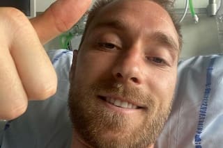Eurocopa: dieron de alta a Christian Eriksen, tras implantarle un desfibrilador