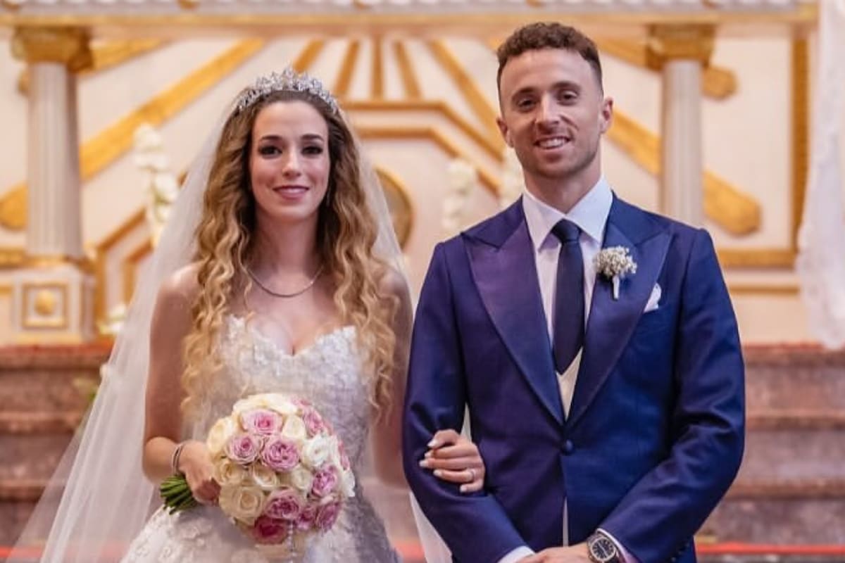 El futbolista Diogo Jota se había casado con Rute Cardoso en junio (Foto: Instagram @rutecfcardoso14)