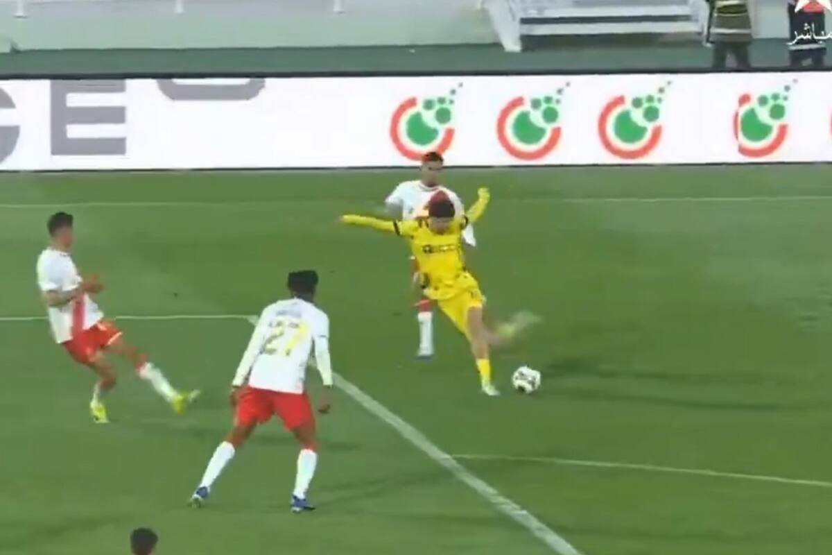 El futbolista Driss El Jabali convirtió un golazo en el fútbol marroquí