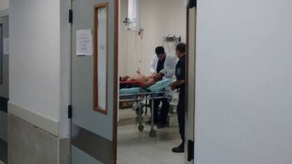 El futbolista, en el hospital
