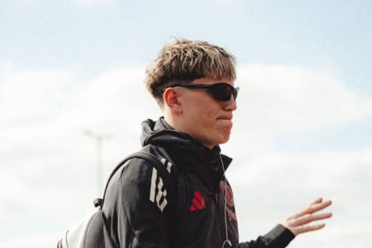 El futbolista está cerca de irse el Manchester United (Foto: @garnacho7)