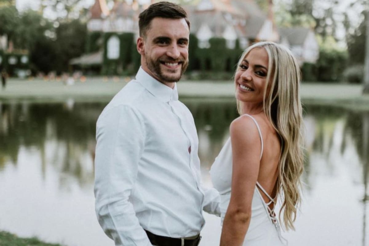 El futbolista se casó por civil en una exclusiva estancia de Buenos Aires