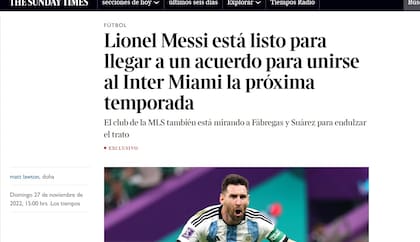El futuro futbolístico de Messi ocupa un lugar en todos los diarios del mundo