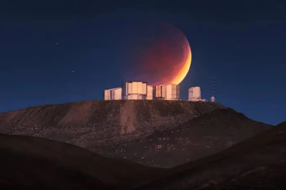 El futuro Telescopio Extremadamente Grande (ELT), con un espejo de 39 metros de ancho, es demasiado grande para transportarlo en un cohete