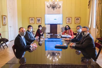 Reunión del gabinete económico.