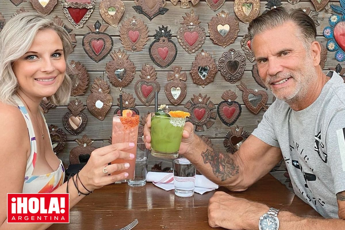 El galán junto a Kenna Nicole Smith, su actual novia