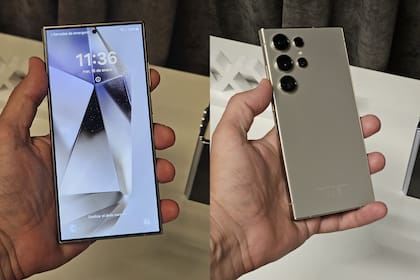 El Galaxy S24 Ultra suma un marco de titanio a su diseño, y ofrece dos teleobjetivos, de 3 y de 5 aumentos