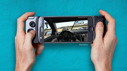 El gamepad para la línea Moto Z
