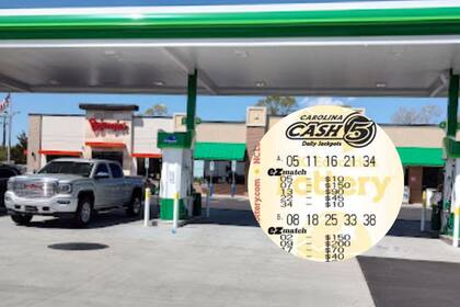 El ganador compró su ticket de la suerte en el Han-Dee Hugo’s en Northwest Road, Leland