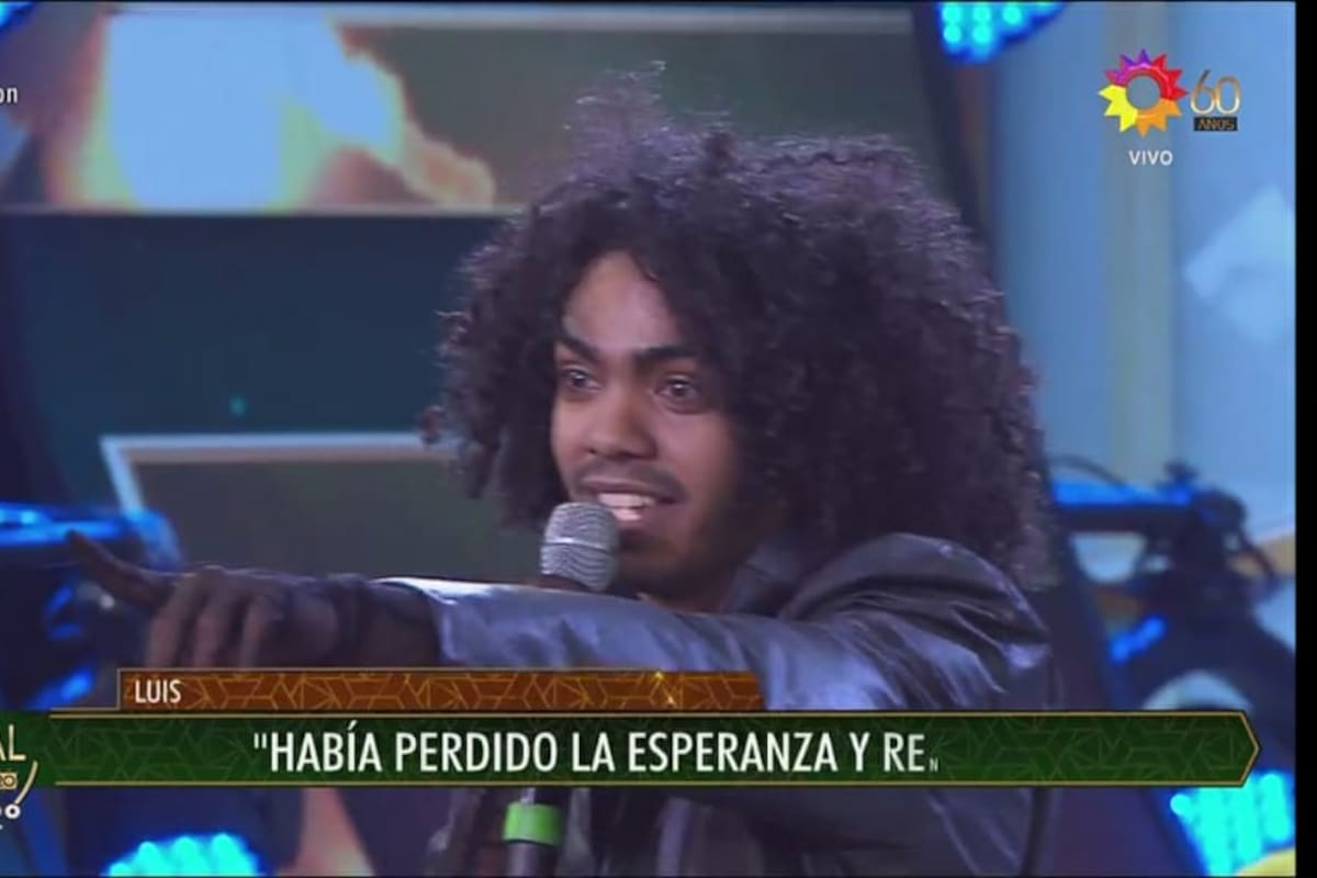 El ganador del ciclo, Luis, emocionó a toda la audiencia con su agradecimiento