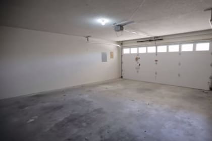 El garage que tuvo la remodelación más impactante. Imagen: HGTV