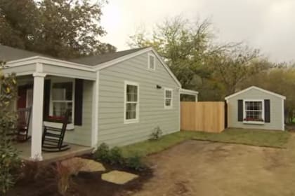 El garage renovado. Imagen: HGTV