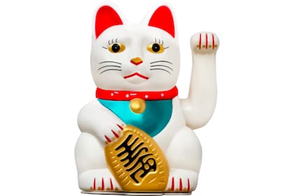 El gato de la suerte, es conocido como Maneki-neko en Japón y Zhaocai Mao en China (Foto: Pixabay)