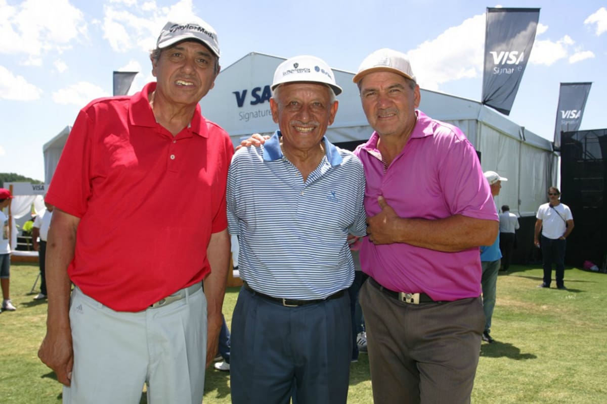 El Gato Romero, el Chino Fernández y José Cóceres: reencuentro en la cancha de Pilará