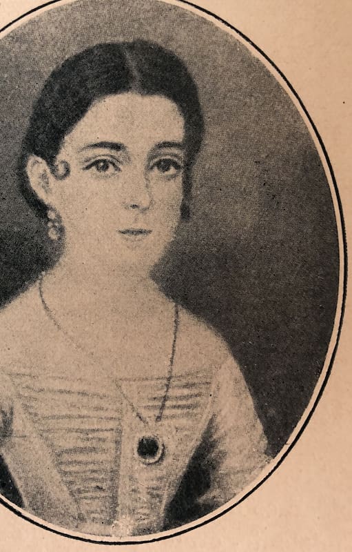 El General Lavalle y su hija Dolores a los 11 años