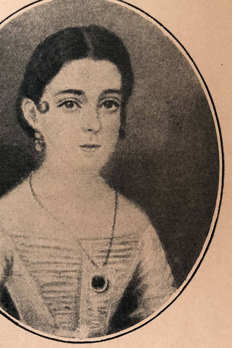 El General Lavalle y su hija Dolores a los 11 años