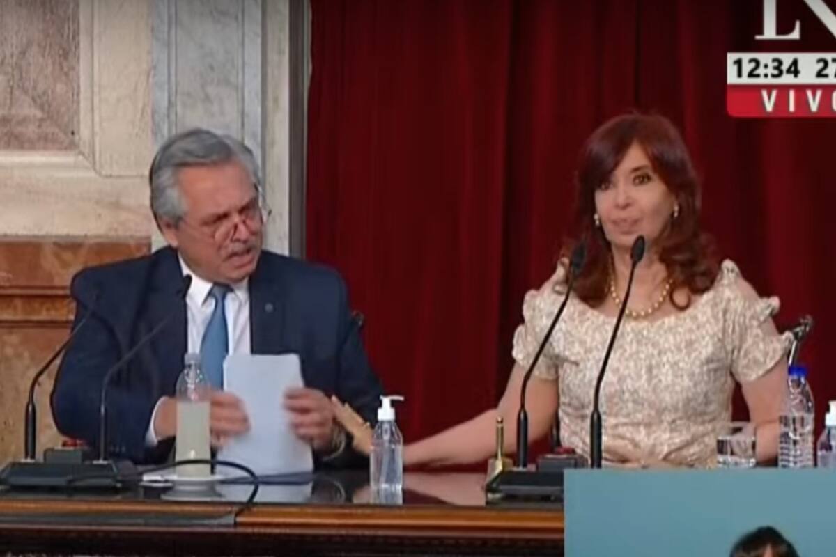 El gesto de Cristina Fernández de Kirchner durante el cruce de Alberto Fernández con Fernado Iglesias