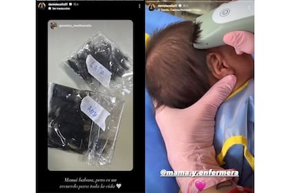 El gesto de Daniela tras el primer corte de pelo de sus hijas