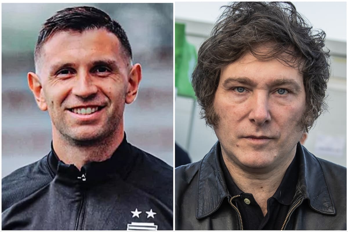 El gesto de Emiliano Martínez hacia Javier Milei en Instagram