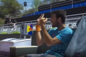 El gesto de Juan Ignacio Londero al final de su partido en Chile