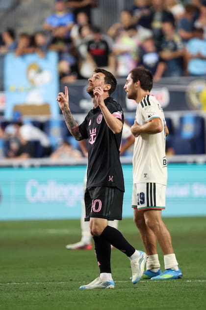El gesto de Lionel Messi después de reencontrarse con el gol