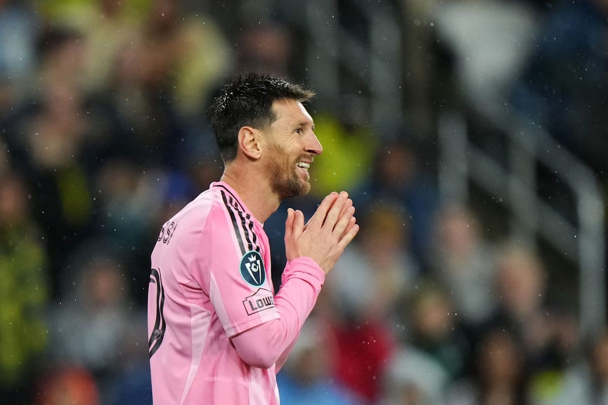 El gesto de Lionel Messi durante el empate sin goles de Inter Miami y Nashville